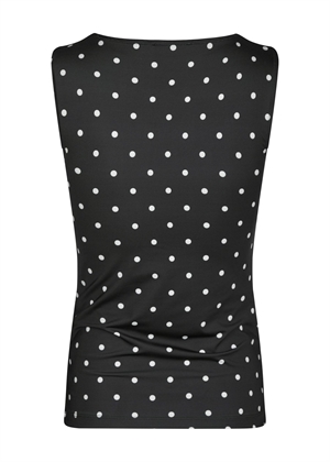 Ditty jersey dot top Black Neo Noir 